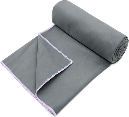 Hot Yoga Mat Towel, Ultra-Absorbent Microfiber 72" x 26.5"