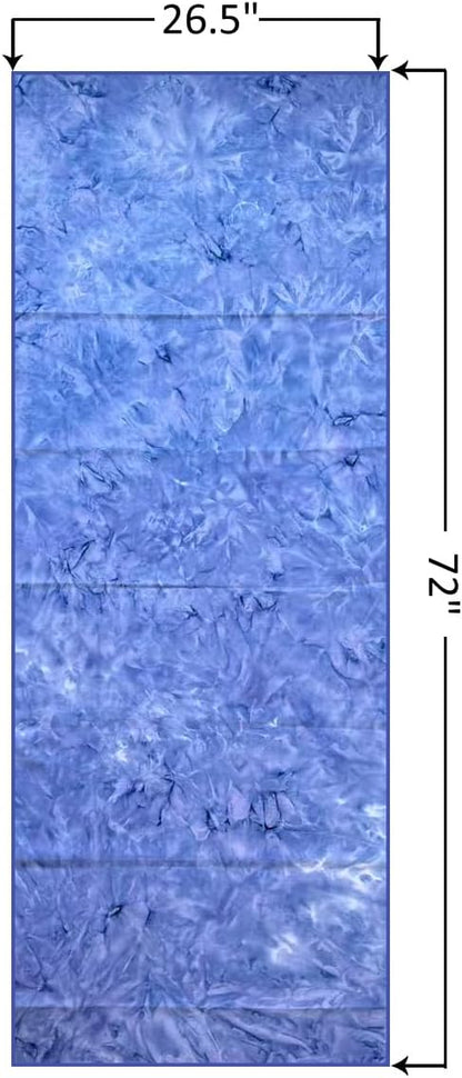 Hot Yoga Mat Towel, Ultra-Absorbent Microfiber 72" x 26.5"