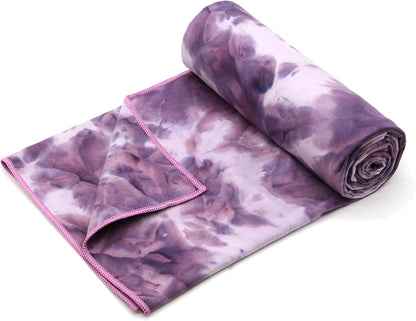 Hot Yoga Mat Towel, Ultra-Absorbent Microfiber 72" x 26.5"