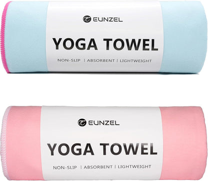 Hot Yoga Mat Towel, Ultra-Absorbent Microfiber 72" x 26.5"