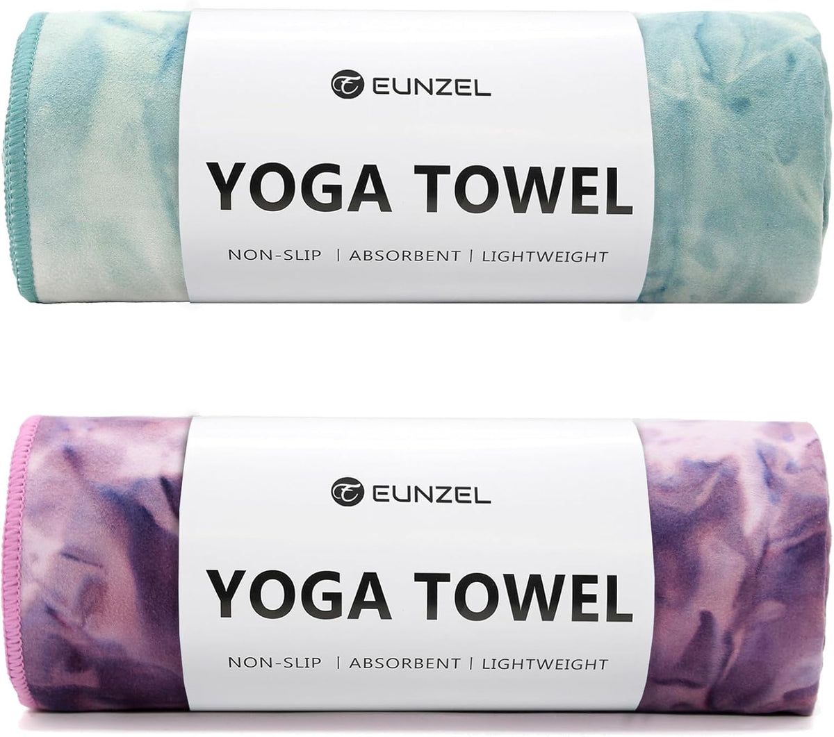 Hot Yoga Mat Towel, Ultra-Absorbent Microfiber 72" x 26.5"