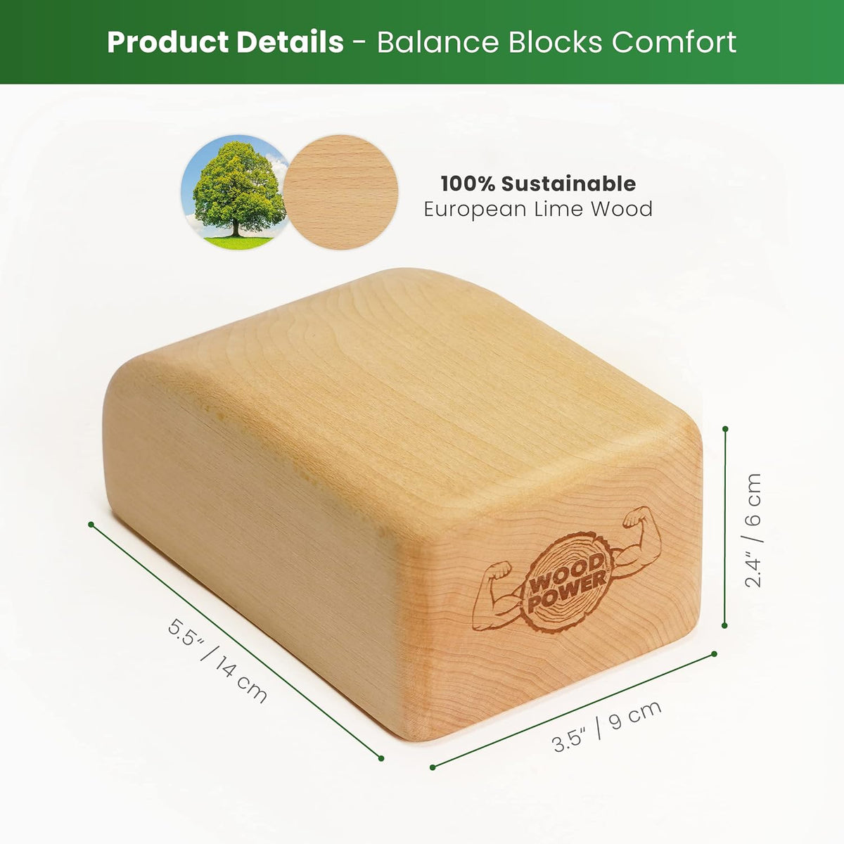 BalanceBlocks - Handstand Blocks & Yoga Block in One - Bodyweight Training, Gymnastics, Acrobatics, Yoga, Yoga prop and accessory, Lightweight, Good for Travel, Premium European Quality (Pack of 2)