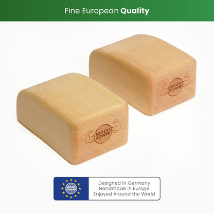 BalanceBlocks - Handstand Blocks & Yoga Block in One - Bodyweight Training, Gymnastics, Acrobatics, Yoga, Yoga prop and accessory, Lightweight, Good for Travel, Premium European Quality (Pack of 2)