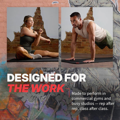 Hanging Exercise Mats for Gyms, Closed-Cell Foam Yoga & Fitness Mats with Grommets, Thick Workout Mats for Studios & Group Fitness Classes