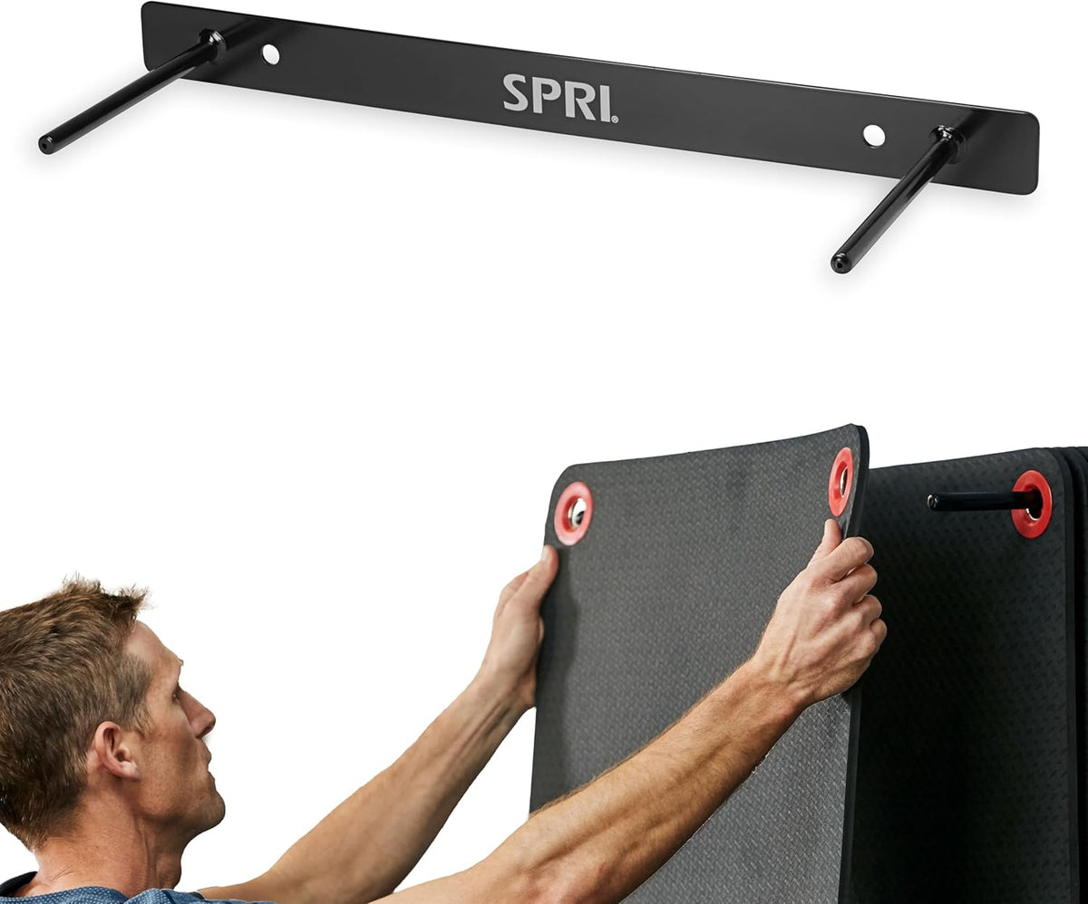 Hanging Exercise Mats for Gyms, Closed-Cell Foam Yoga & Fitness Mats with Grommets, Thick Workout Mats for Studios & Group Fitness Classes