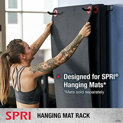 Hanging Exercise Mats for Gyms, Closed-Cell Foam Yoga & Fitness Mats with Grommets, Thick Workout Mats for Studios & Group Fitness Classes