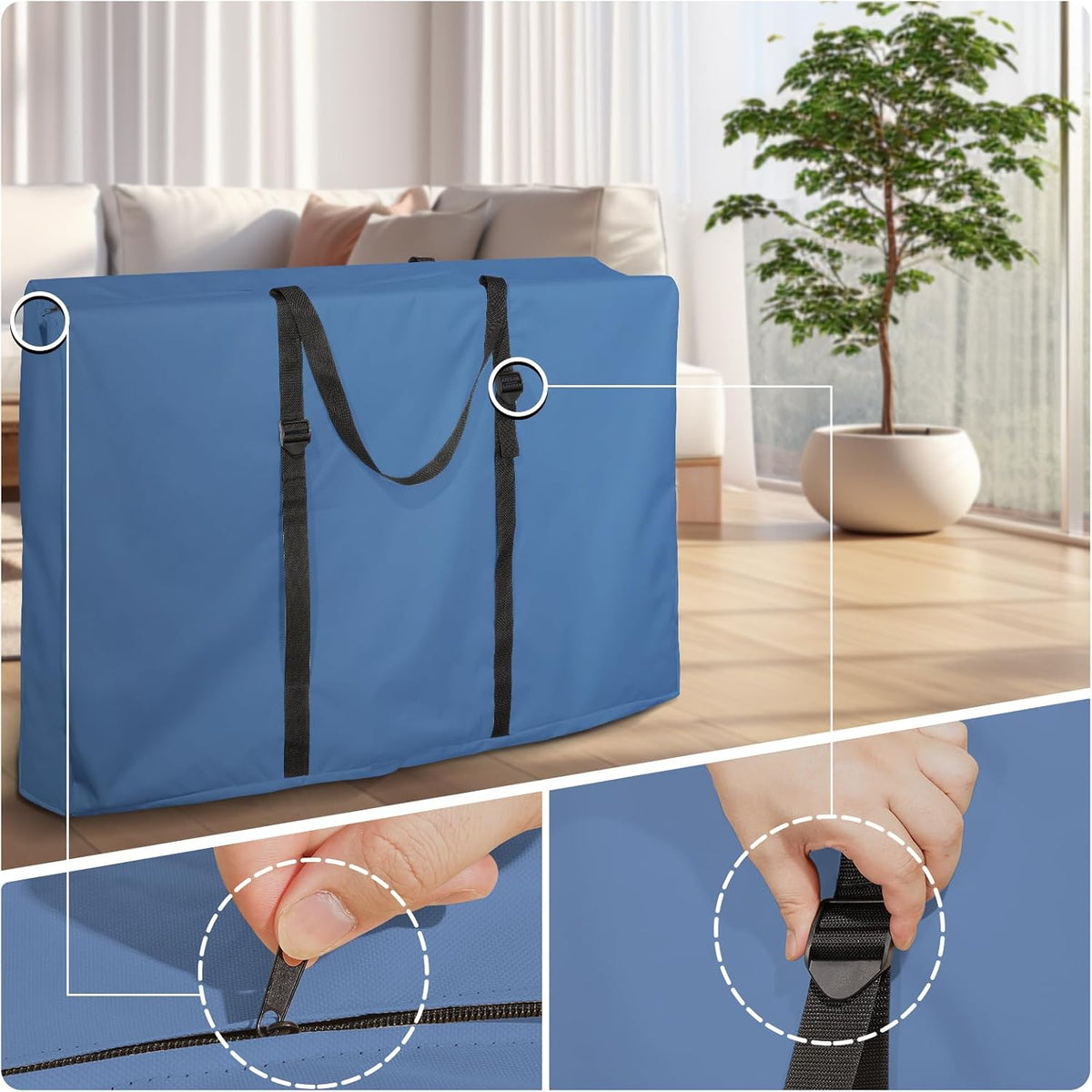 Large Outside Zero Gravity Chair Cover with Zippers & Handles