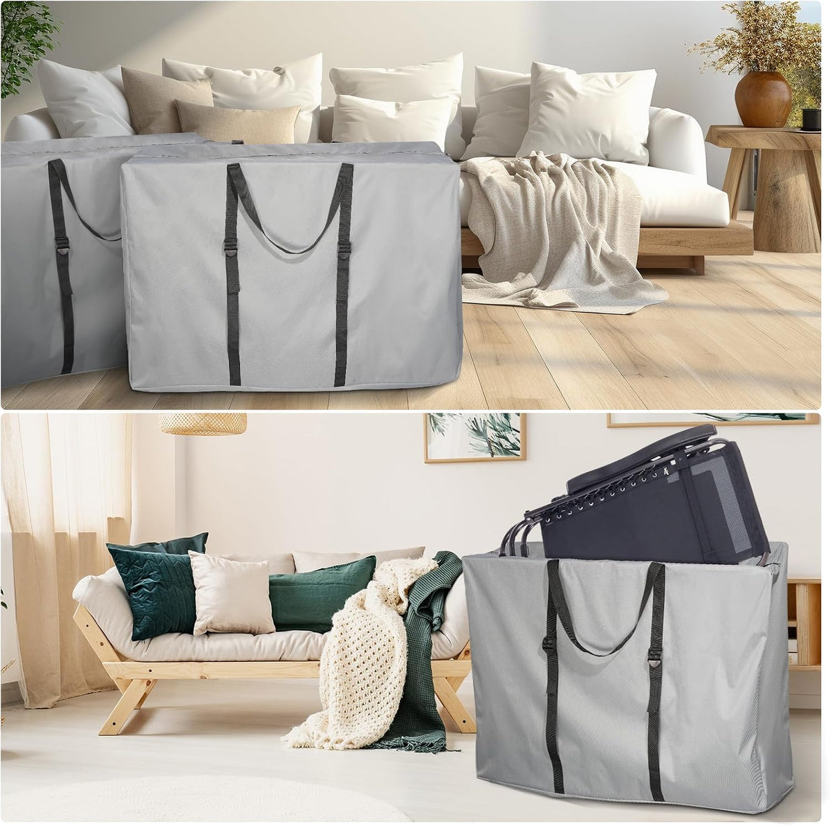 Large Outside Zero Gravity Chair Cover with Zippers & Handles