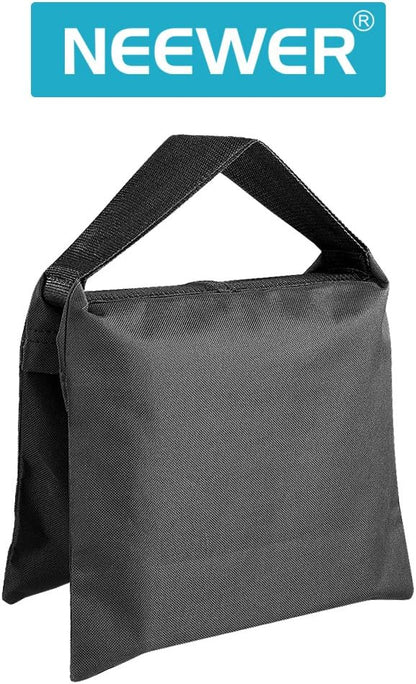 Sandbags for Photography, 4 Pack Black Sand Bags for Weight Heavy Duty Sandbag for Light Stands Boom Arms Tripods
