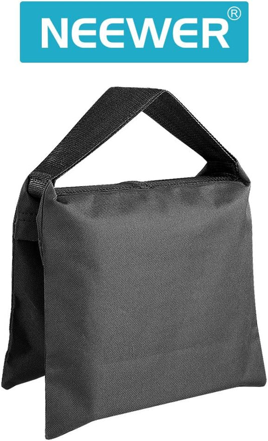 Sandbags for Photography, 4 Pack Black Sand Bags for Weight Heavy Duty Sandbag for Light Stands Boom Arms Tripods