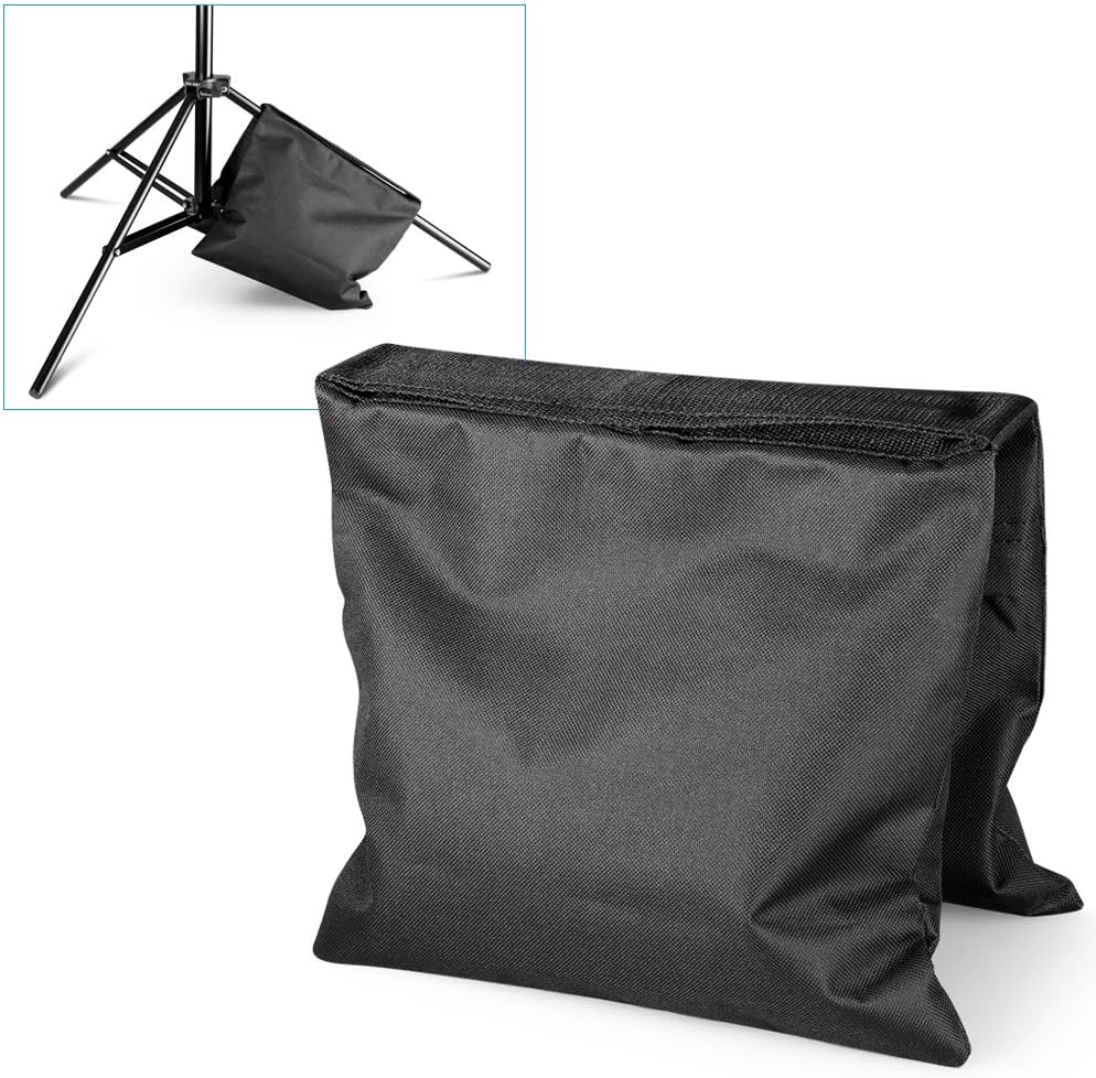 Sandbags for Photography, 4 Pack Black Sand Bags for Weight Heavy Duty Sandbag for Light Stands Boom Arms Tripods