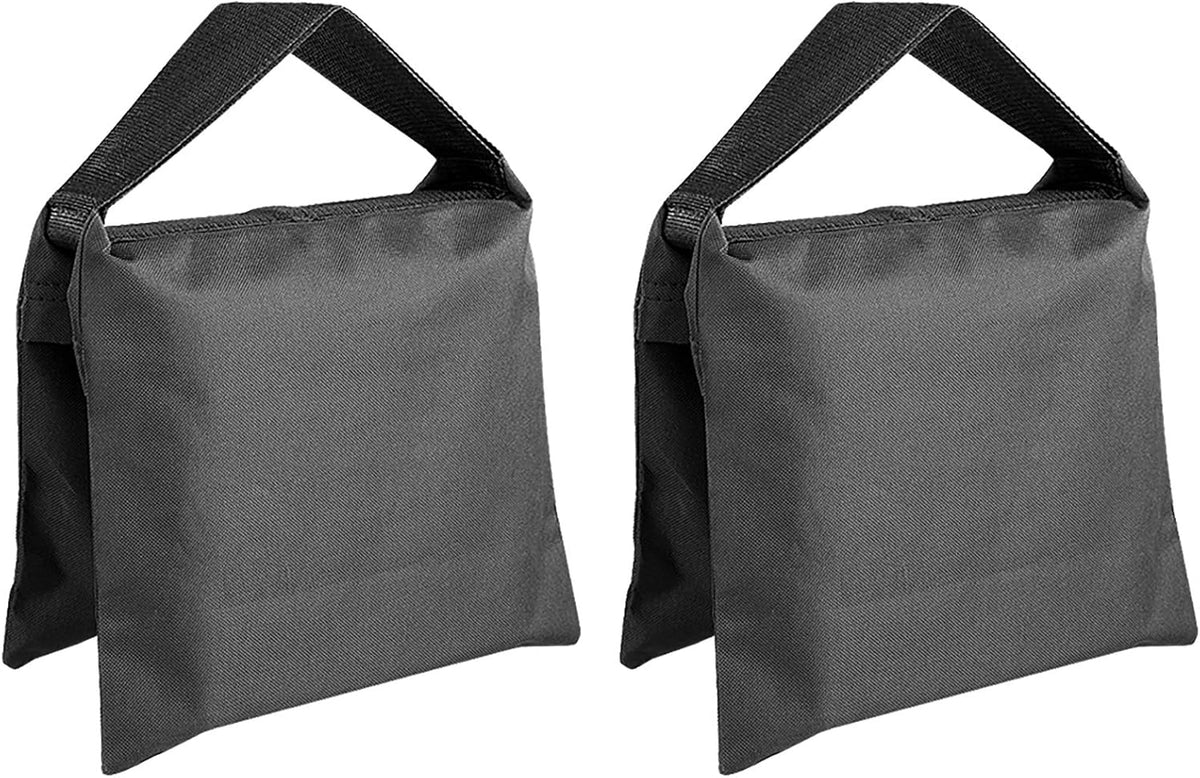 Sandbags for Photography, 4 Pack Black Sand Bags for Weight Heavy Duty Sandbag for Light Stands Boom Arms Tripods