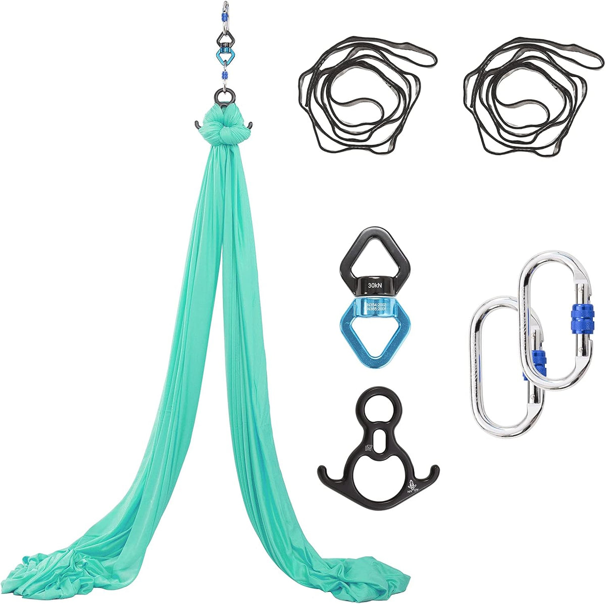 Aerial Silks Yoga Swing Set, Fitness Aerial Yoga Kit