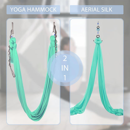 Aerial Silks Yoga Swing Set, Fitness Aerial Yoga Kit