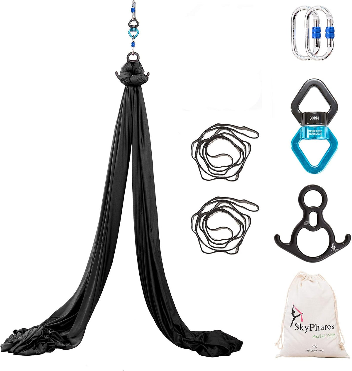 Aerial Silks Yoga Swing Set, Fitness Aerial Yoga Kit