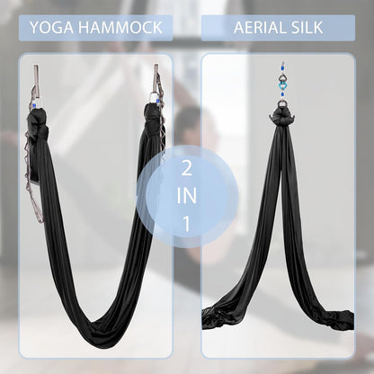 Aerial Silks Yoga Swing Set, Fitness Aerial Yoga Kit