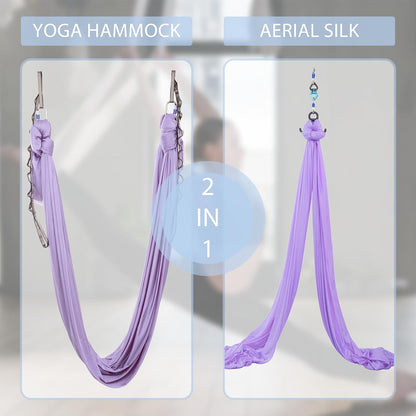 Aerial Silks Yoga Swing Set, Fitness Aerial Yoga Kit