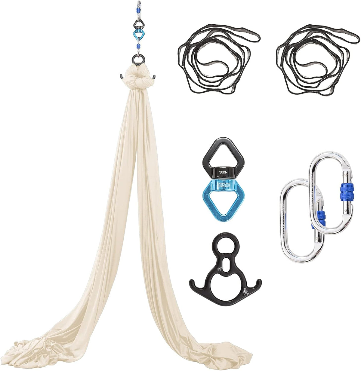 Aerial Silks Yoga Swing Set, Fitness Aerial Yoga Kit