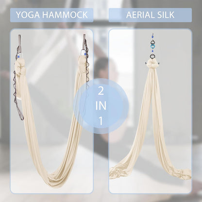 Aerial Silks Yoga Swing Set, Fitness Aerial Yoga Kit