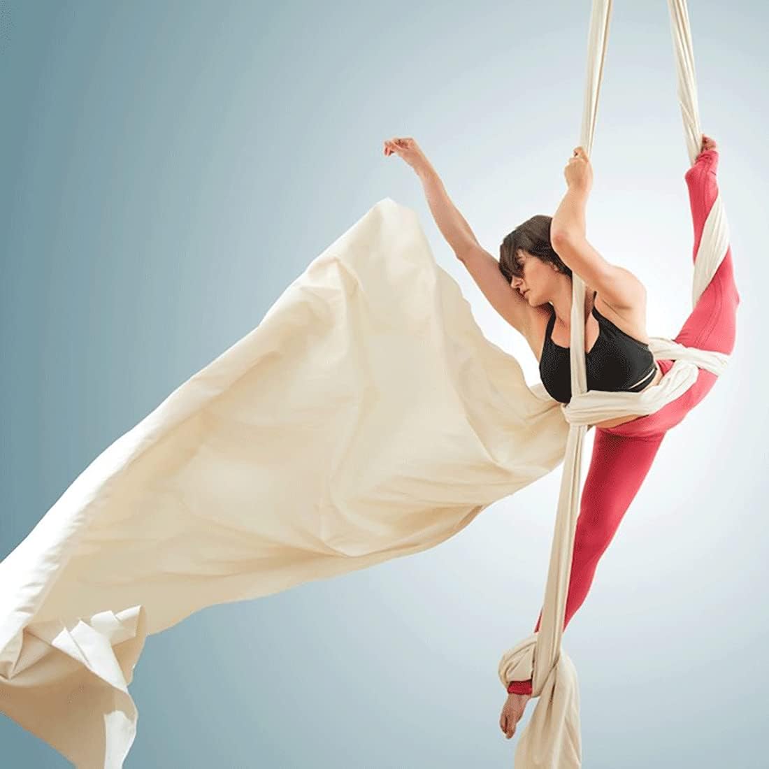 Aerial Silks Yoga Swing Set, Fitness Aerial Yoga Kit