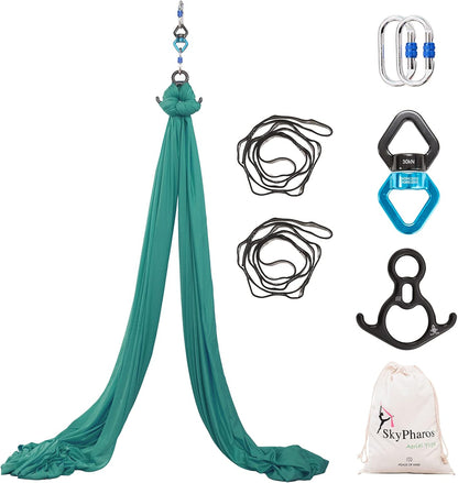 Aerial Silks Yoga Swing Set, Fitness Aerial Yoga Kit