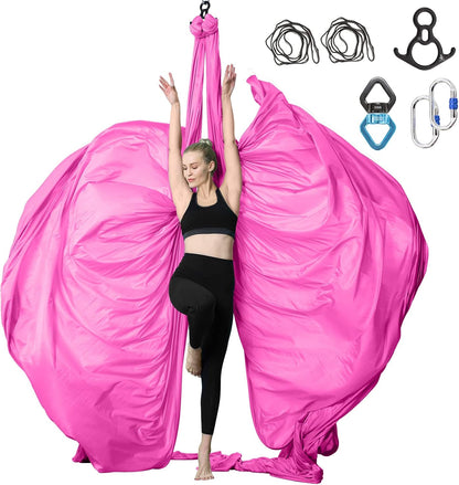 Aerial Silks Yoga Swing Set, Fitness Aerial Yoga Kit