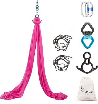 Aerial Silks Yoga Swing Set, Fitness Aerial Yoga Kit