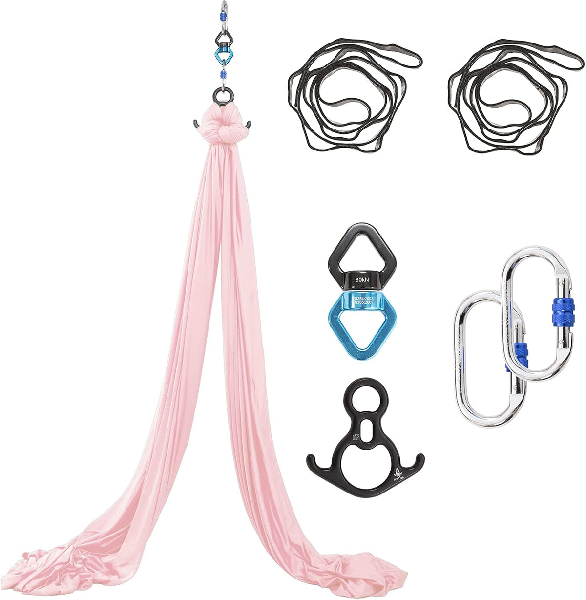 Aerial Silks Yoga Swing Set, Fitness Aerial Yoga Kit