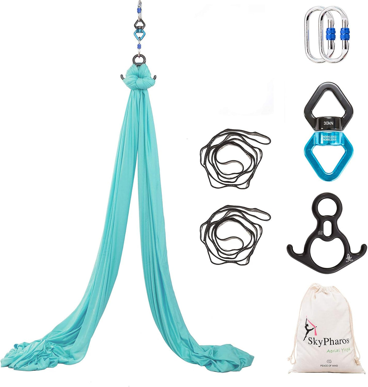Aerial Silks Yoga Swing Set, Fitness Aerial Yoga Kit