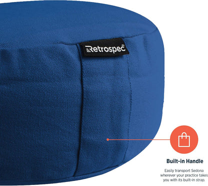Sedona Meditation Cushion, Buckwheat Pillow, Meditation Pillow