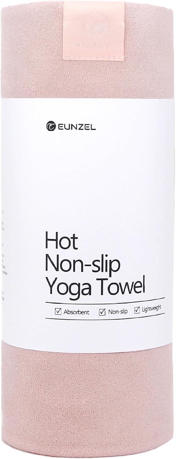 Hot Yoga Mat Towel, Soft Suede Microfiber 72" x 26.5"