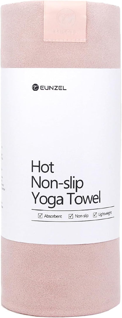 Hot Yoga Mat Towel, Soft Suede Microfiber 72" x 26.5"
