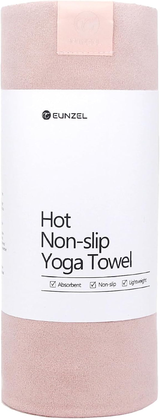 Hot Yoga Mat Towel, Soft Suede Microfiber 72" x 26.5"