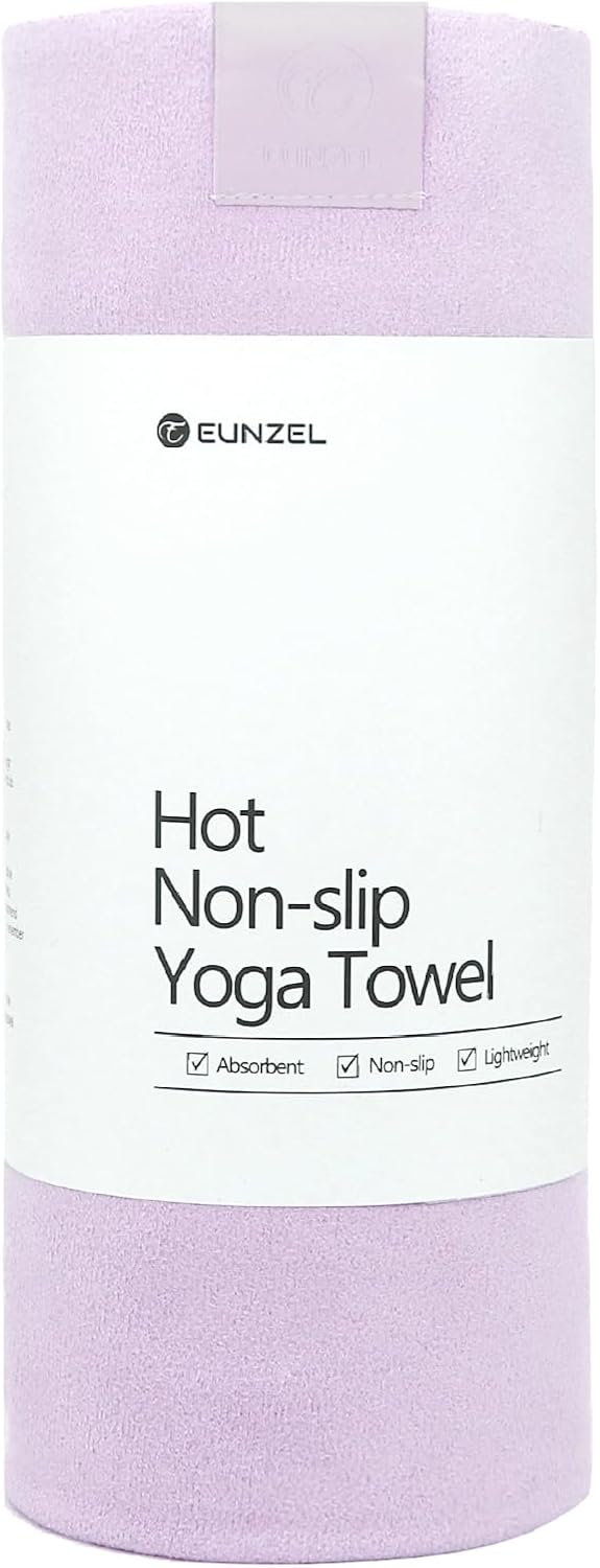 Hot Yoga Mat Towel, Soft Suede Microfiber 72" x 26.5"