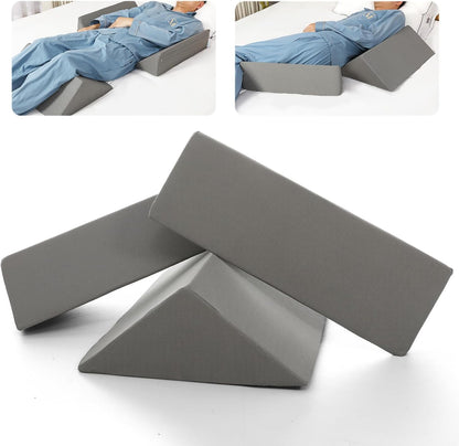 Positioning Wedge Pillow for Side Sleeping (3 in 1),19.69",Grey