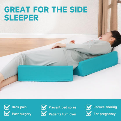 Positioning Wedge Pillow for Side Sleeping (3 in 1),19.69",Grey