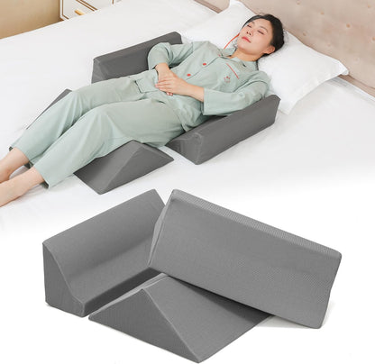 Positioning Wedge Pillow for Side Sleeping (3 in 1),19.69",Grey