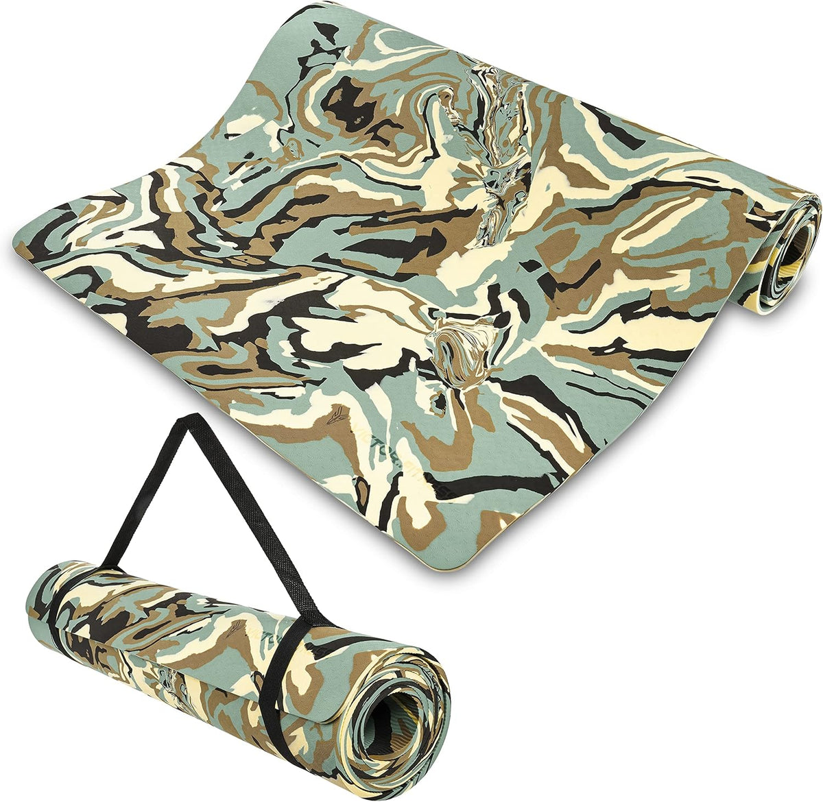 Eco Friendly Yoga Mat Made From A Premium TPE Material