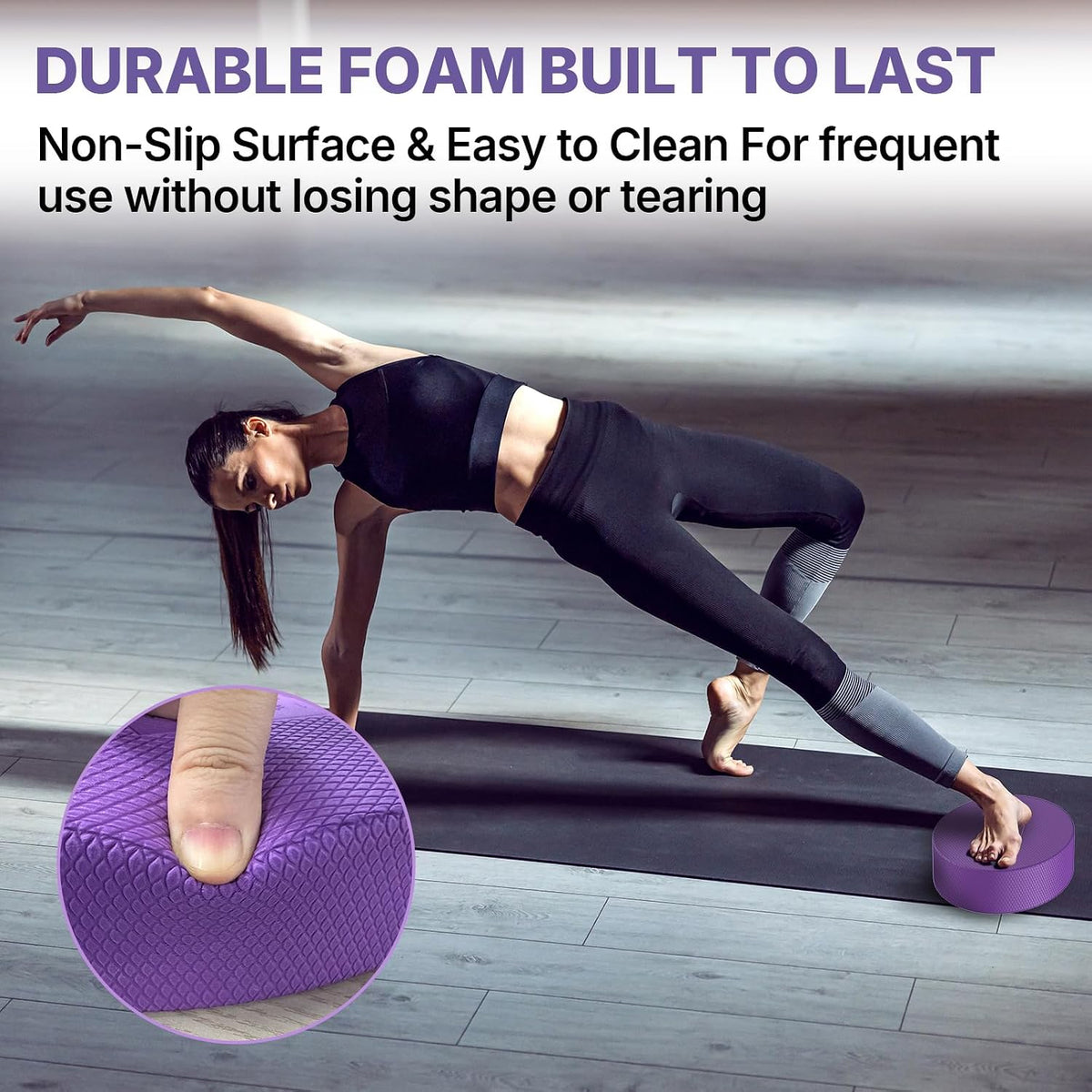 Foam Balance Pad,5BILLION Stability Pad for Physical Therapy,Non-Slip Exercise Balance Pad for Balance workouts,Yoga Knee Pad for Gym Fitness Stretching Pilate