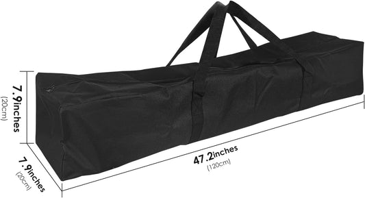 47'' Extra Large Camping Chair Carrying Bag, Oversized Folding Chair Replacement Carry Bag with Two Hand Strap and Double Zip for Easy Storage (Black), SPA1-12