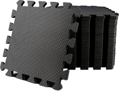 20 Sq Ft Gym Floor Mats, 0.5" Thick Interlocking Foam Tiles