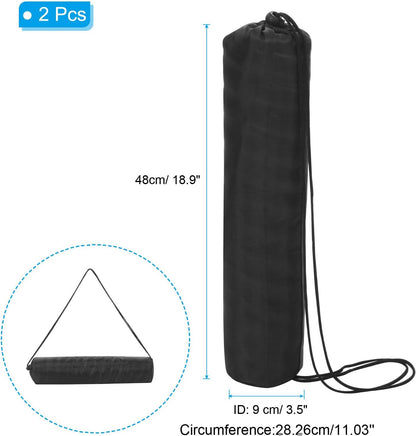 20 Inch Ultra Mini Chair Replacement Bag, Nylon Foldable Tripod Carry Case Storage Bag with Shoulder Strap for Outdoor Travel, Black