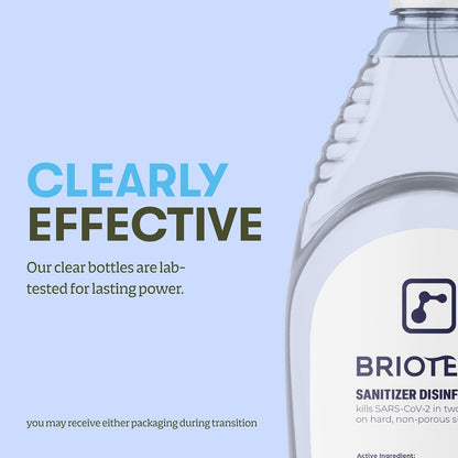 BRIOTECH Sanitizer Disinfectant, Hypochlorous Acid, 32 oz
