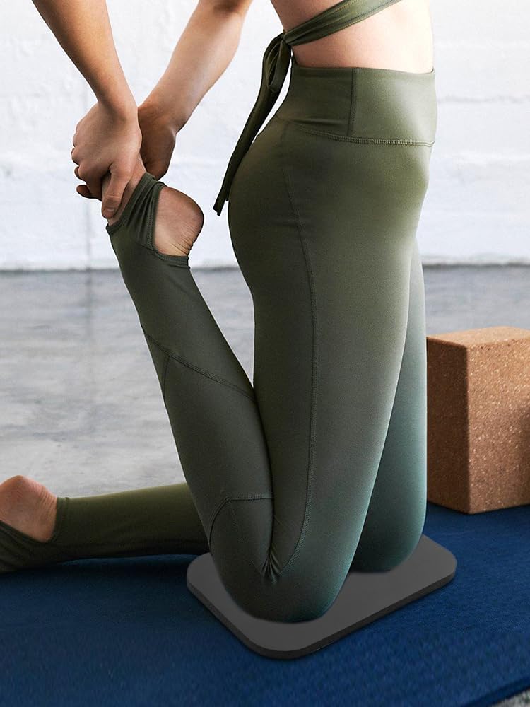 Yoga Knee Pad Cushion Exercise Knee Pad Rectangle Kneeling Pads Yogas Props and Accessories for Pain Free Knees, Elbows, Wrists and Back, Workout Mats for Home Gym, Pilates