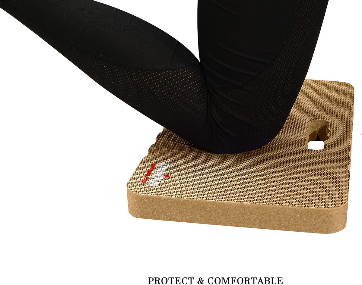 Comfy Extra Large Thick Waterproof Gardening Kneeling Pad Foam Kneeler Mat Garden Knee Pad Cushion for Gardening Planting Yard Work Prayer Yoga Mechanic Workout Baby Bath