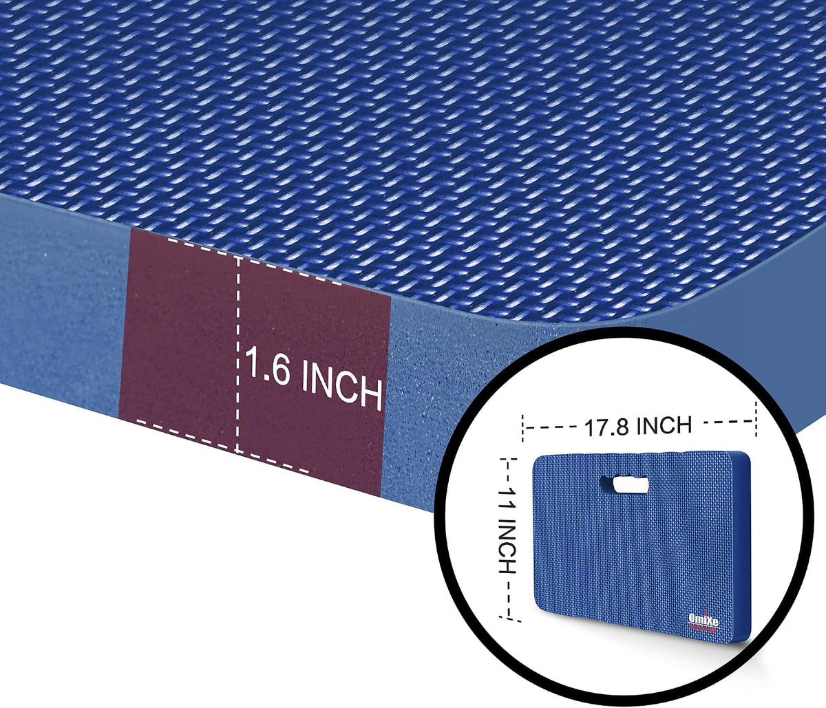 Comfy Extra Large Thick Waterproof Gardening Kneeling Pad Foam Kneeler Mat Garden Knee Pad Cushion for Gardening Planting Yard Work Prayer Yoga Mechanic Workout Baby Bath