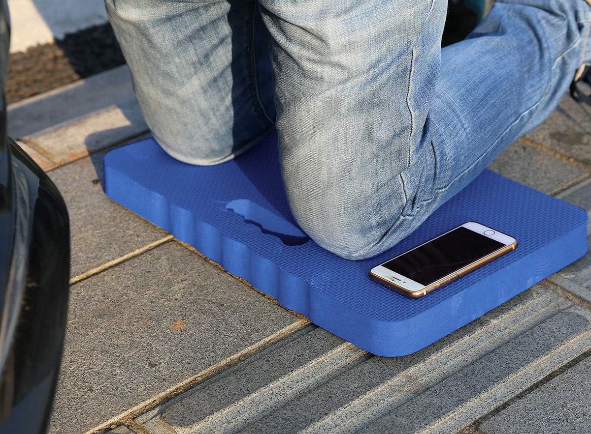 Comfy Extra Large Thick Waterproof Gardening Kneeling Pad Foam Kneeler Mat Garden Knee Pad Cushion for Gardening Planting Yard Work Prayer Yoga Mechanic Workout Baby Bath