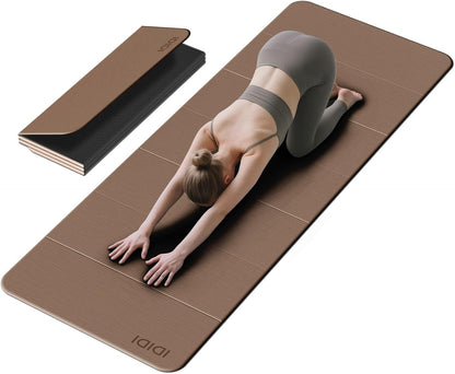 Foldable Yoga Mat Extra Large 74"×31.5"