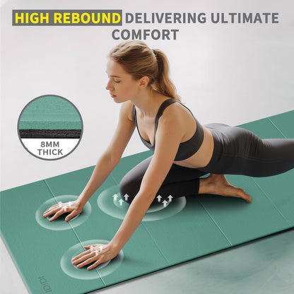 Foldable Yoga Mat Extra Large 74"×31.5"