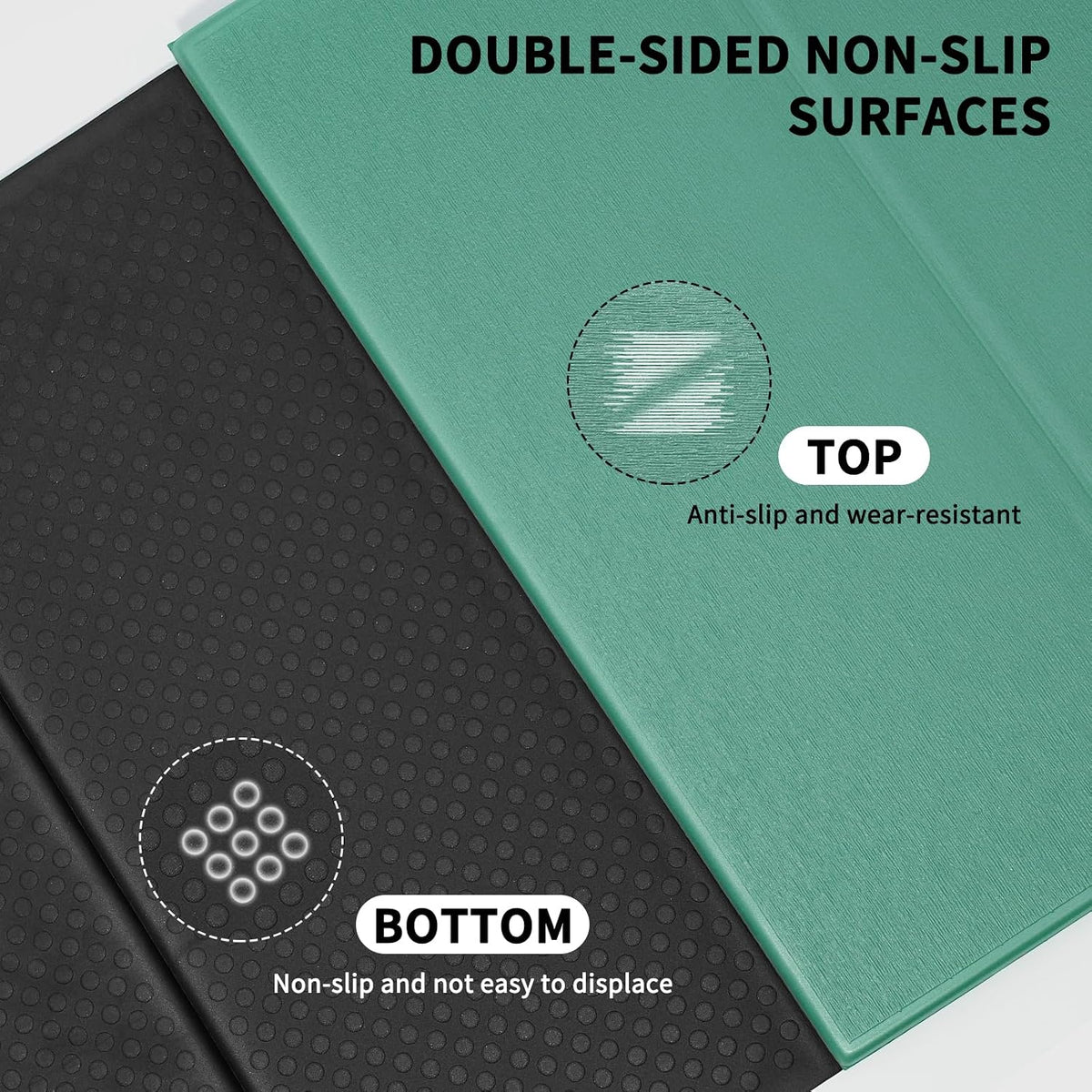 Foldable Yoga Mat Extra Large 74"×31.5"
